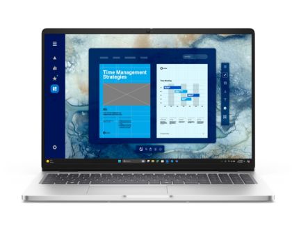 Лаптоп Dell Pro 16 PC16250, Intel Ultra 7 255U (12 TOPS NPU, 12 cores, up to 5.2 GHz), 16" FHD+(1920x1200) 300nits AG, 32 GB: 1x32 GB, DDR5, 5600 MT/s, 1 TB SSD, Intel Graphics, FHD HDR IR Cam and Mic, Wi-Fi 6E, FPR, Backlit Kb, Win11 Pro, Platinum silver