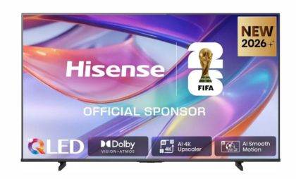 Телевизор 50" HISENSE 50E7S, 4K Ultra HD QLED, Smart TV, VIDAA Smart OS, 60Hz, WiFi 5, Black