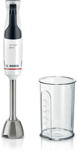 Пасатор Bosch MSM4W410, SER4, Blender, ErgoMaster, 800 W, Dynamic Speed Control, QuattroBlade System, Included Blender & Measuring cup, White