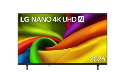 Телевизор 55" LG 55NU8E0B3LA, 4K UHD LED, SmartTV, webOS 26, 60Hz, WiFi, Black
