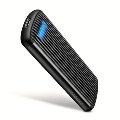 Кутия за SSD AXAGON EEM2-SC USB-C 3.2 Gen 2 - M.2 NVMe SSD 30-80mm box black