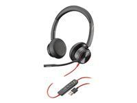 HP Poly Blackwire 8225 Stereo USB-C Headset +USB-C/A Adapter SmartBuy