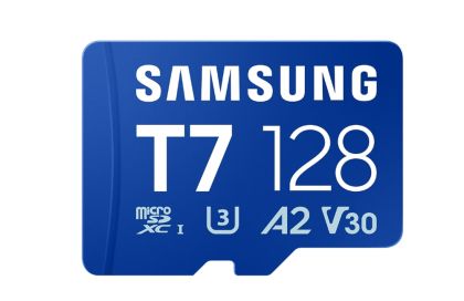 MicroSD памет 128GB SAMSUNG T7, microSDXC, Class 10 UHS-I U3 V30 A2, up to 170MB/s