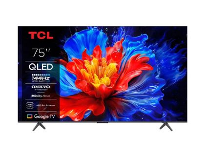 Телевизор 75" TCL 75QLED810K, 4K UHD QLED, SmartTV, Google TV, 2.1ch, 144Hz, WiFi 5, Black