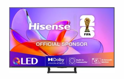 Телевизор Hisense 75" A7Q, 4K Ultra HD 3840x2160, QLED, HDR 10+, HLG, Dolby Vision, Dolby Atmos, Smart TV, Light Sensor, WiFi Direct, BT, Anyview Cast, 3xHDMI, 2xUSB, LAN, CI+, DVB-T2/C/S2, Black