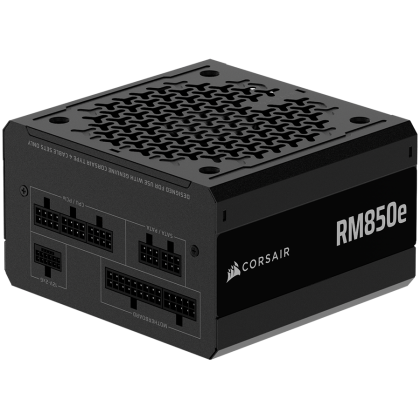 CORSAIR RM850e, 850 Watt, ATX 3.1, PCIe 5.1, Cybenetics GOLD Certified, Fully Modular