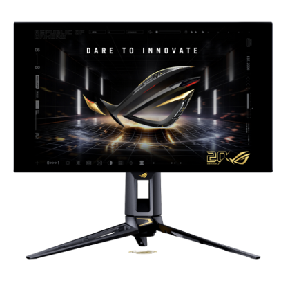 Монитор ASUS ROG Swift OLED PG27AQWP-G Edition 20 (90LM0CF0-B02971), 27" 26.5inch viewable TrueBlack Glossy Tandem OLED Dual-Mode QHD 540Hz
