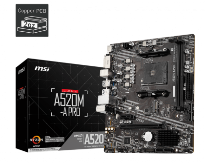 MSI A520M-A PRO /AM4