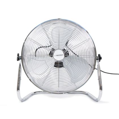 Вентилатор за под Esperanza EHF006 Cyclone, 110W, 45 см, 3 скорости, 116м3/мин, Алуминиеви перки, Сребрист/хром