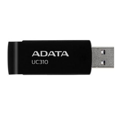 USB памет 64GB ADATA UC310, USB 3.2 Gen1 (USB 5Gbps), Black - UC310-64G-RBK
