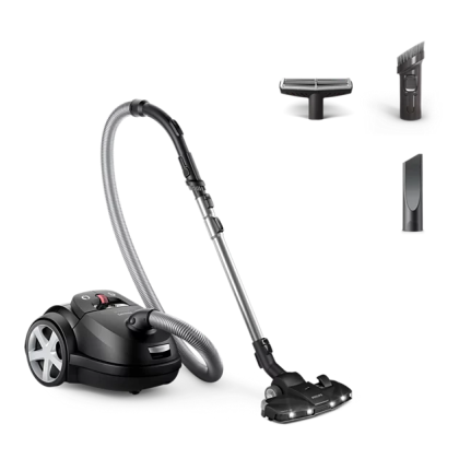 PHILIPS XD8122/10 Bagged vacuum cleaner S8000 Performer LED Allergy H13 ﬁlter Deep Black