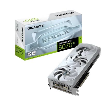 Видео карта GIGABYTE GeForce RTX 5070 Ti EAGLE OC ICE SFF 16G, 16GB GDDR7, 256 bit, HDMI, 3xDP