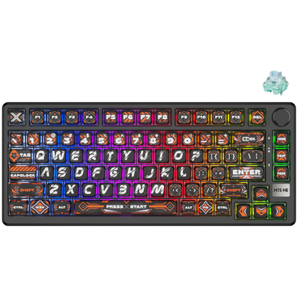 ROYAL KLUDGE RKM75 HE Hephaestus Gaming Keyboard Mint switch