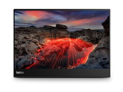 Монитор LENOVO ThinkVision M14t Gen 2 (63FDUAT6WL), 14" IPS Touch, 2.2K (2240x1400) 60Hz, 16:10, 6ms, 300 cd/m², 1500:1, 2xUSB-C, Raven Black