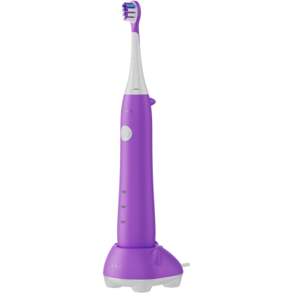 Детска eлектрическа четка за зъби AENO DB9V (ADB0009V), Wireless Tooth Brush, 3 Brush Heads, 600mAh, Function: Sensive, Clean, Whitening, Sweep, Smart Remind, Violet