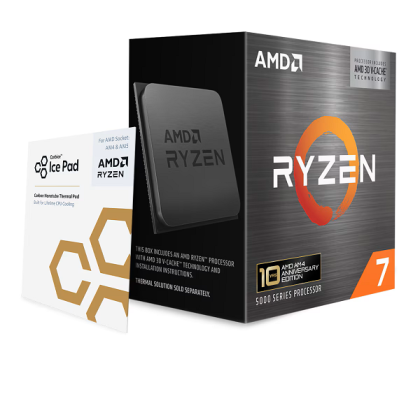 Процесор AMD Ryzen 7 5800X3D (3.40 GHz up to 4.50 GHz, 96MB cache, 8 ядра, AM4) Box