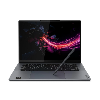 Лаптоп LENOVO Yoga Pro 7 15ASH11 (83W5000DBM), 15.3" WQXGA (2560x1600) OLED Touch, AMD Ryzen™ Al Max+ 388 (3.6GHz up to 5.0GHz, 8 ядра), 32GB LPDDR5x, 1TB SSD M.2, Backlit, Yoga® Pen, noOS, Thunder Grey