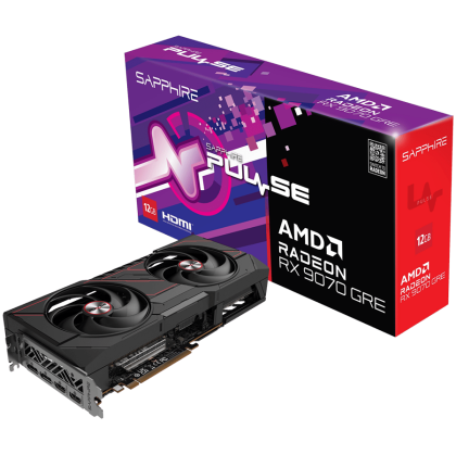 Видео карта SAPPHIRE PULSE AMD Radeon RX 9070 GRE OC GPU, 12GB GDDR6, 192 bit, 2xHDMI, 2xDP