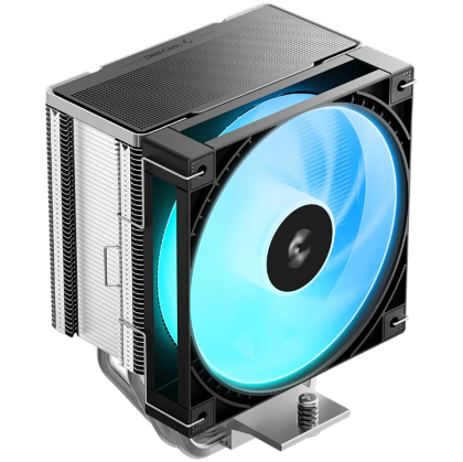DeepCool AG600 ARGB, CPU Air Cooler, 1x120mm PWM ARGB Fan, TDP 260W, 6 Heatpipes, Black, LGA1851/1700, AMD AM5/AM4, 125x92x150 mm(LxWxH), 2Y, R-AG600-BKAMMG2-G