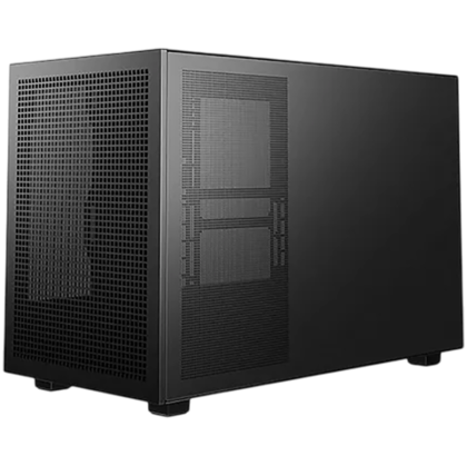 DeepCool CH260 WOOD, Mini Tower, Mini-ITX/Micro-ATX, 2xUSB3.0, 1xType-C Gen 2, 1xAudio, Mesh Panel, Black, 2Y, R-CH260-BKNWM0-G-1