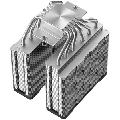 DeepCool AG620 G2 ARGB, CPU Air Cooler, 2x120mm PWM ARGB Fan, TDP 270W, 6 Heatpipes, Black, LGA1851/1700, AMD AM5/AM4, 129x136x159 mm(LxWxH), 2Y, R-AG620-BKAMMG2-G
