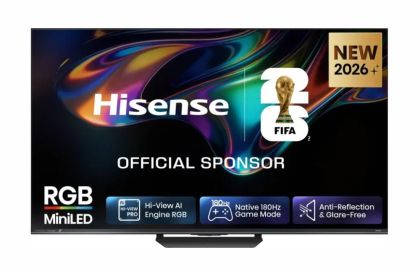 Телевизор 65" HISENSE 65UR8S, 4K Ultra HD RGB MiniLED, SmartTV, VIDAA Smart OS, 2.1.2ch, 180Hz, WiFi5, Black