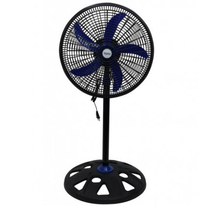 Вентилатор Oliver Voltz OV51760N18, 50W, 18", 3 скорости, Светлинен индикатор, Регулиране, Черен/син