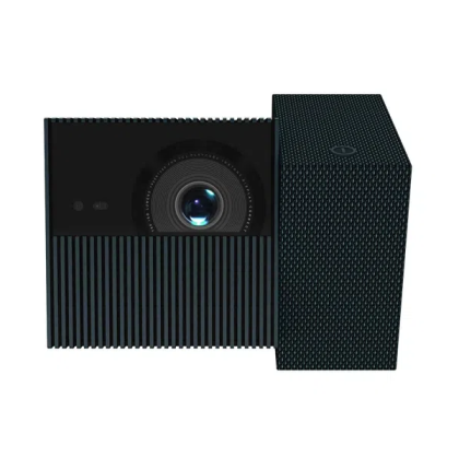 Projector 1080P Google TV Netflix Certified, Inspired by Rubik s Cube,66Wh large-capacity battery,3 hours of runtime, 90 free rotation