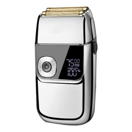 Самобръсначка Oliver Voltz OV51814C, 5W, LCD, IPX4, 1400mAh, Автономия до 2ч, 3 скорости, USB, Инокс