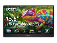 ACER Monitor Portable PM161QB1bmiuux 15.6inch LED IPS 16:9 FHD 60Hz Flat HDMI 1.4 + 2xType-C 2year Standard Warranty