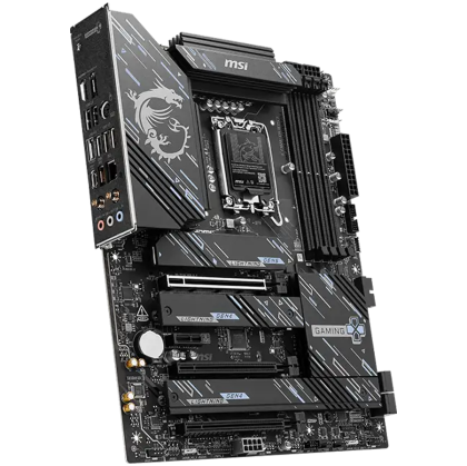 MSI Z890 GAMING PLUS WIFI6E, LGA 1851, Dual Channel DDR5 up to 9200(OC)MHz, 3x PCIe x16 slots, 4x M.2 slot, 4x USB 2.0, 2x USB 3.2 Gen 1, 1x USB 3.2 Gen 2, 1x USB 3.2 Gen 2 Type-C, 1x HDMI, 1x DP, 5Gbps LAN, WIFI6E, 7.1 Audio, 3Y