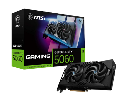 Видео карта MSI GeForce RTX 5060 8G GAMING OC V1, 8GB GDDR7, 128-bit, HDMI, 3xDP