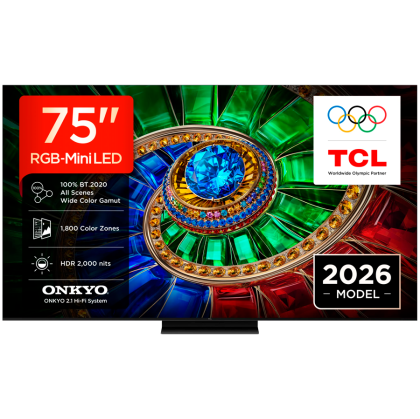 TCL 75RM7L 75'' Commercial Display 16/7 Operation Built-in 2.4/5GHz Wi-Fi, MIMO DVB-C Pan EU