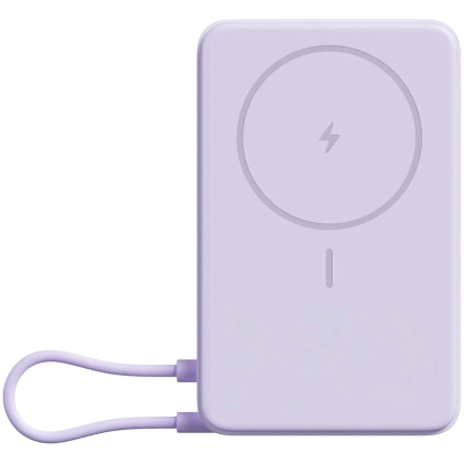 Външна батерия Xiaomi Magnetic Power Bank 10000 with Built-in Stand Purple
