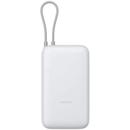 Външна батерия Xiaomi Power Bank 20000mAh (Integrated Cable) GL Light Gray