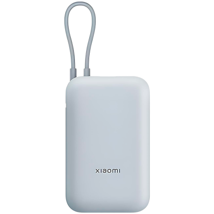 Xiaomi Power Bank 10000mAh (Integrated Cable) Ice Blue GL