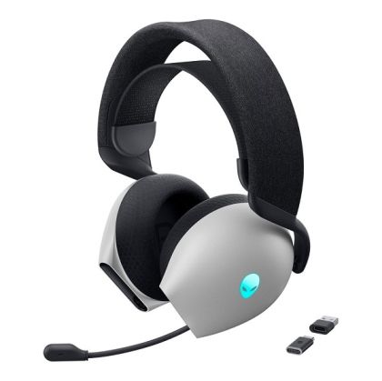 Gaming Headset Dell Alienware Tri-Mode Wireless AW725H Lunar Light