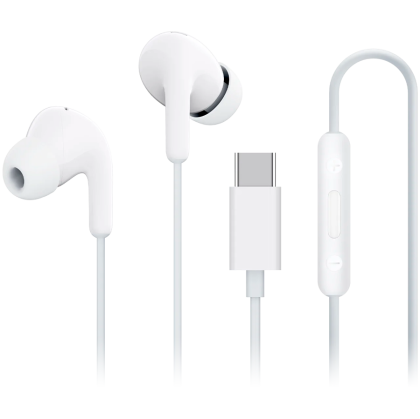 Слушалки Xiaomi Type-C Earphones, White