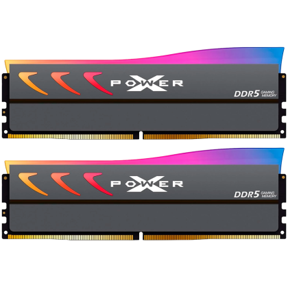 Памет SILICON POWER 32GB DDR5 6000MHz (2x16GB) XPOWER Storm DDR5 RGB Gaming UDIMM