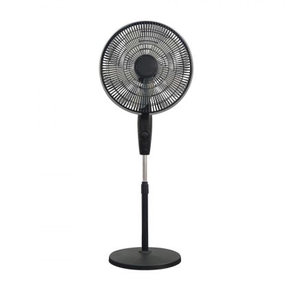 Вентилатор Elite ETSF-0335, 60W, 40 см, 3 скорости, 5 перки, Йонизатор, Черен