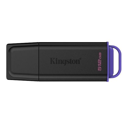 USB памет 512GB KINGSTON DataTraveler Exodia, USB 3.2 Gen 1, Black/Purple