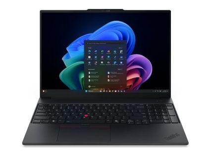 Лаптоп LENOVO ThinkPad E16 Gen 4 (21YE005RBM), 16" WUXGA (1920x1200) IPS, Intel® Core™ 7 350 (6M Cache, 1.5GHz up to 4.8GHz, 6 ядра), 24GB DDR5, 512GB SSD М.2, Backlit KB, noOS, Black