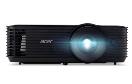 Мултимедиен проектор Acer Projector X129H, DLP, XGA (1024x768), 4800 ANSI Lumens, 20 000:1, 1.1x, 3D ready, HDMI 1.4, VGA, DC Out (5V/2A, USB-A), RCA, Audio in, Speaker 3W, Bluelight Shield, LumiSense, 2.8kg, 2Y, Black