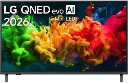 Телевизор LG 43QNED81B3C, 43" 4K QNED MiniLED Smart TV, 3840x2160, DVB-T2/C/S2, Alpha 7 AI Processor, HDR10/HLG, webOS 26 ThinQ, VRR/ALLM/HGiG, 4K Super Upscaling, WiFi 5, Bluetooth 5.3, AirPlay 2, LAN, CI, HDMI, AI Sound Pro, Google Cast, SPDIF , Motion 