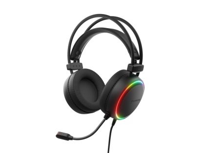 Слушалки Genesis Headset Neon 614 With Microphone RGB Illumination Black USB