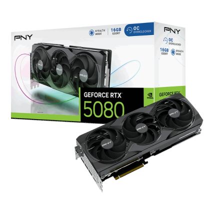 Видео карта PNY GeForce RTX 5080 16GB Triple Fan OC