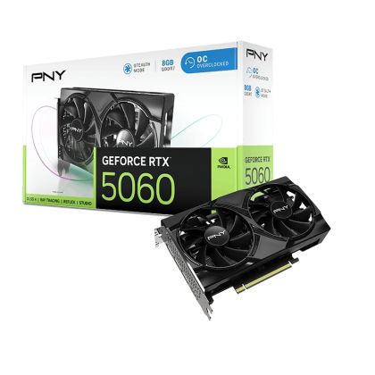 Видео карта PNY GeForce RTX 5060 8GB GDDR7 OC Dual Fan