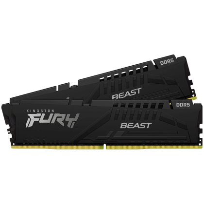 Kingston 64GB 6000MT/s DDR5 CL36 DIMM (Kit of 2) FURY Beast Black