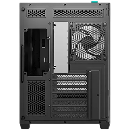 DeepCool CG530U 4F, Mid Tower, Mini-ITX/Micro-ATX/ATX, Rear Connector support, 2xUSB3.0, 1xType-C Gen 2, 1xAudio, 3x120mm ARGB Reverse Fan, 1x120mm ARGB Fan, Tempered Curved Glass, Mesh Panel, Black, 2Y, R-CG530U-BKAGA4-G