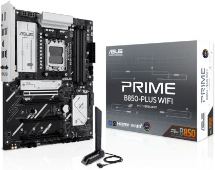 Дънна платка Asus Prime B850 Plus Wi-Fi + Asus TUF Gaming GeForce RTX 5080 16GB GDDR7 OC